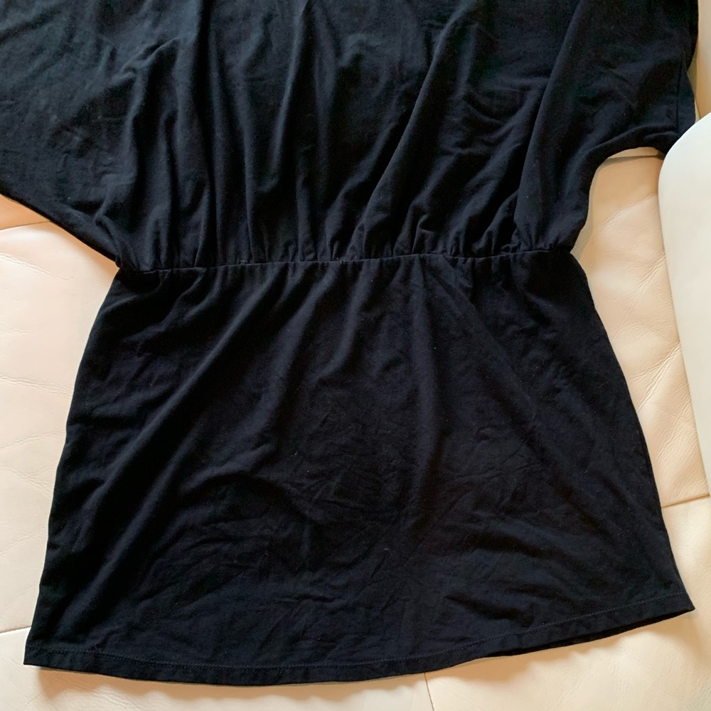 Bel Kazan Black Mini Dress/Tunic L - Picture 6 of 8